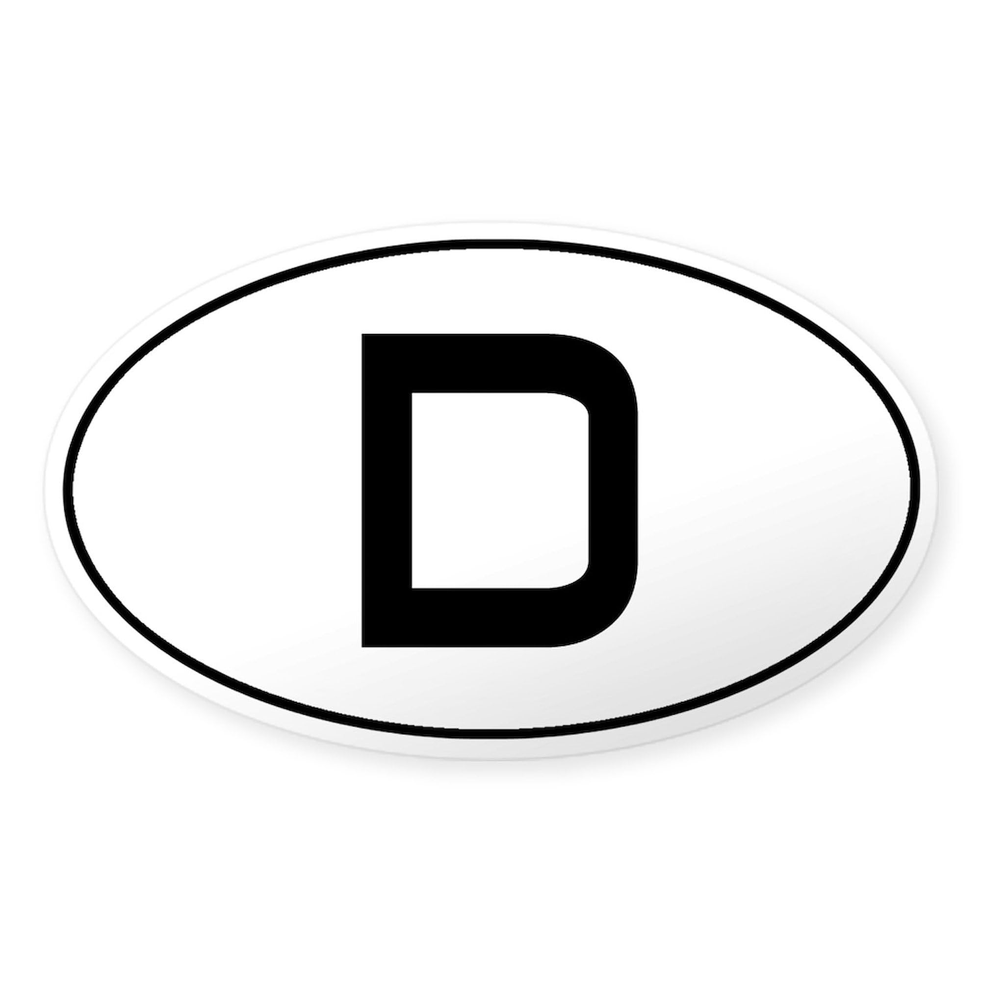 Germany Car Sticker - Classic Oval Bumper Decal for Cars, Trucks & Vehicles | Show Your German Pride on the Road