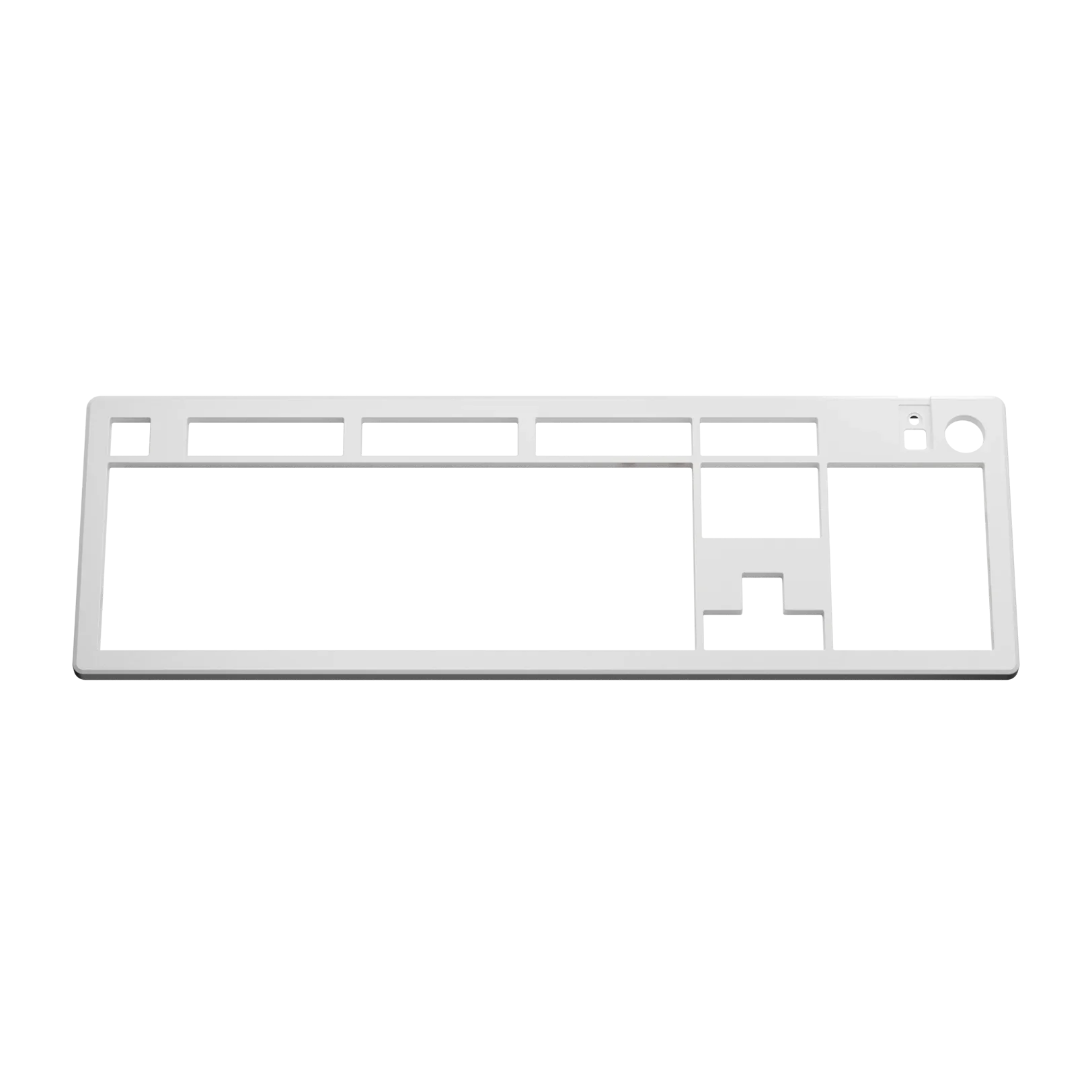 GMMK 3 Mechanical Keyboard Top Case - White Plastic Replacement Part for 100% Layout | Perfect for Keyboard Enthusiasts & Custom Builds