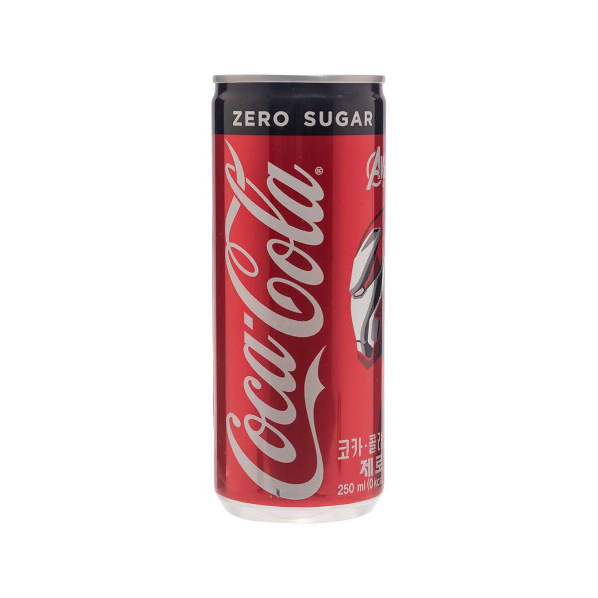 Coca-Cola Coke Zero Sugar Soft Drink - 250mL (8.45 fl oz) - Korean Import - Refreshing Beverage for Parties, BBQs & Everyday Enjoyment