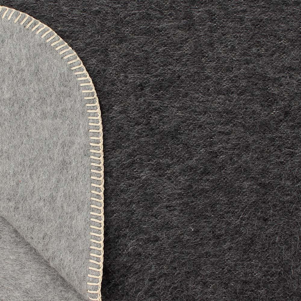 Premium Thick Alpaca Wool Blanket - Heavyweight Warm Winter Blanket for Camping, Hiking & Home Use | Ultra Soft Peruvian Alpaca Throw for Bed, Couch & Outdoor Adventures (Dark Gray/Soft Gray, King Size)