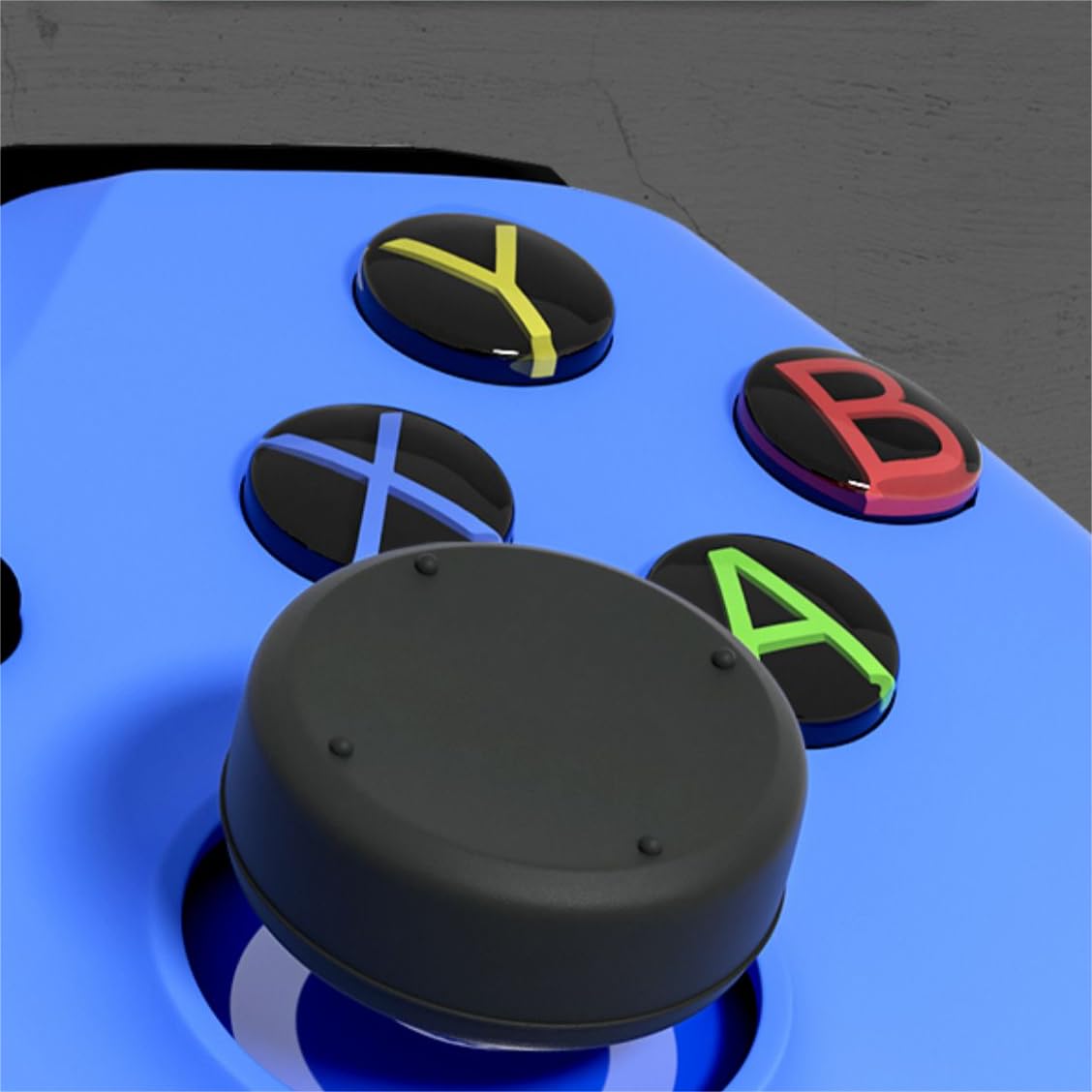 Premium CQC & FPS Thumb Grips Joystick Caps - Compatible with PS5, PS4, Nintendo Switch Pro, Xbox One & Xbox Series X Controllers - Enhanced Grip for Gaming - 4 Pairs (8Pcs) Black - Perfect for FPS, Racing & Action Games