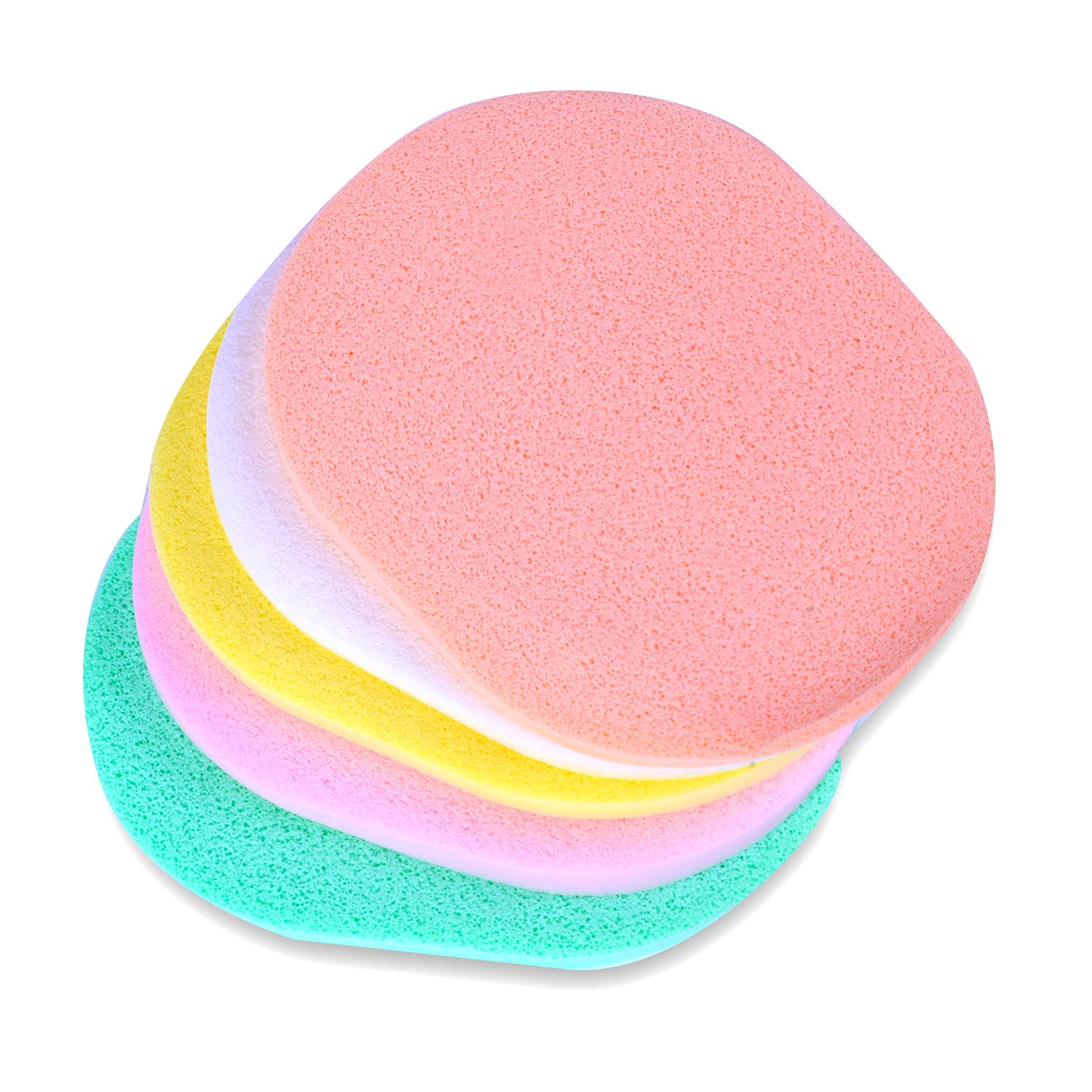 Soft Pinner Face Cleaning Sponge with Adjustable Headband | Gentle Makeup Remover & Facial Cleansing Puff | Hypoallergenic & Reusable | Perfect for Daily Skincare & Travel (Multicolor)