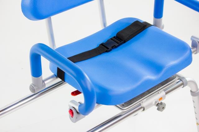 Swivel Seat Carousel Sliding Transfer Bench for Disabled & Elderly - Safe Bathroom Shower Chair with Adjustable Height - Ideal for Mobility Assistance & Home Care Use
