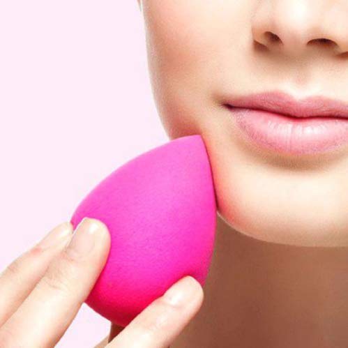 Wingage Makeup Sponge - Pink Beauty Blender for Flawless Foundation & Concealer - Pack of 1