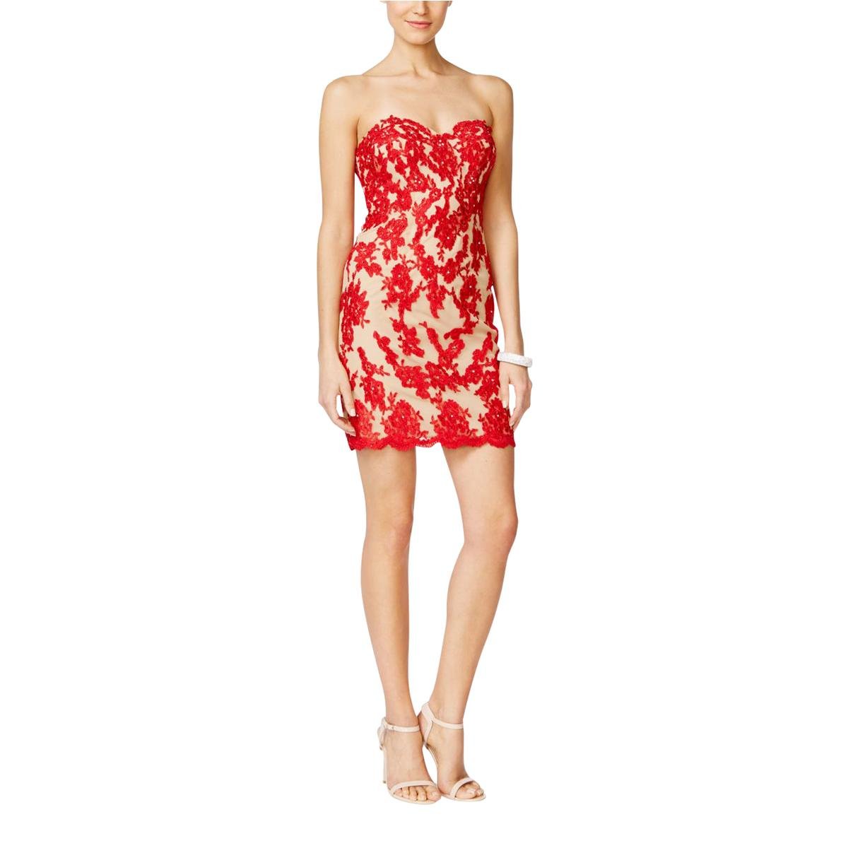 Xscape Women's Short Embroidered Bead Dress - Elegant Cocktail Party & Wedding Guest Dress for Women - Perfect for Evening Events, Date Night & Special Occasions