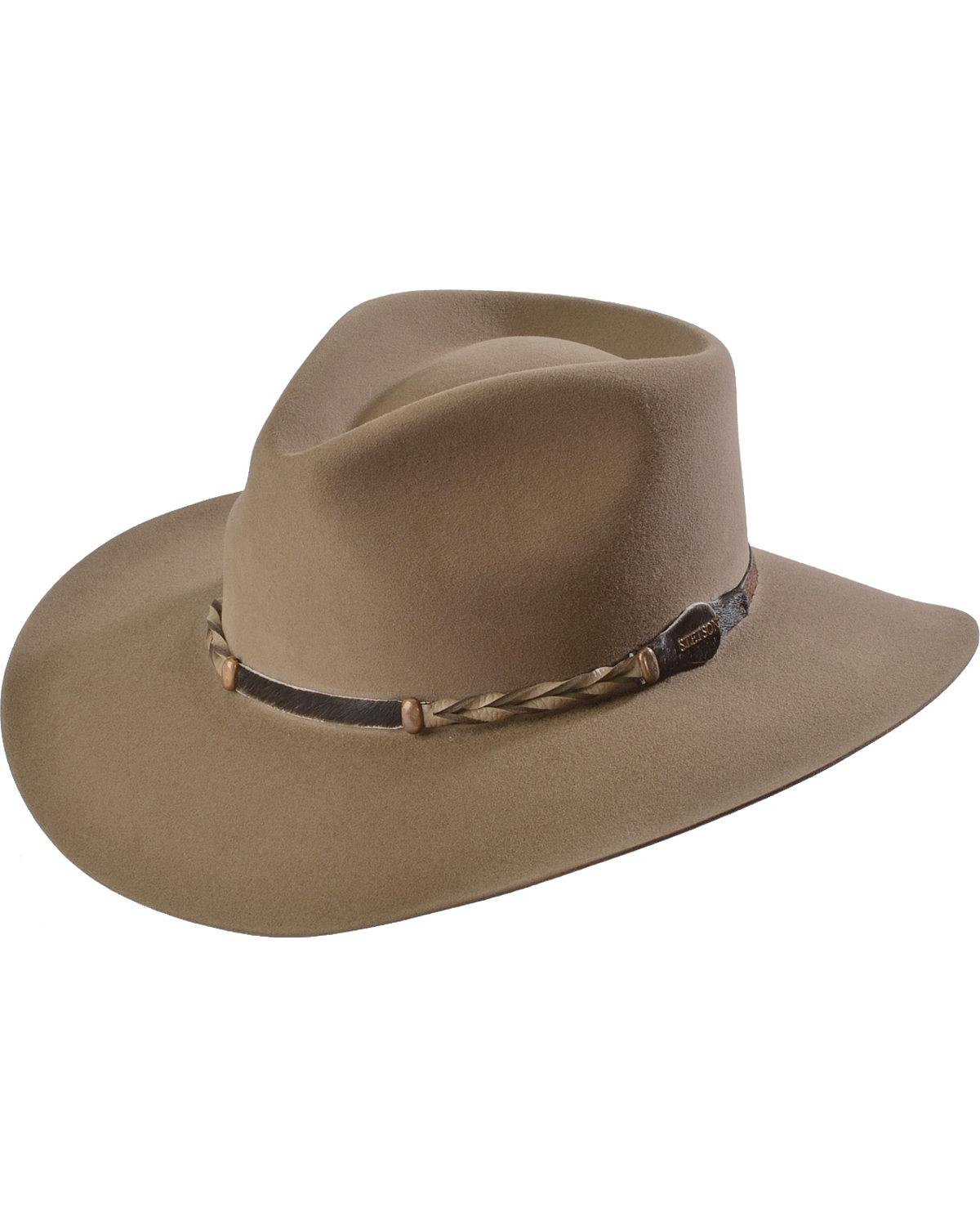Stetson Drifter Western Cowboy Hat for Men - Genuine Felt Outdoor Rancher Hat - Perfect for Rodeo, Horseback Riding & Country Fashion