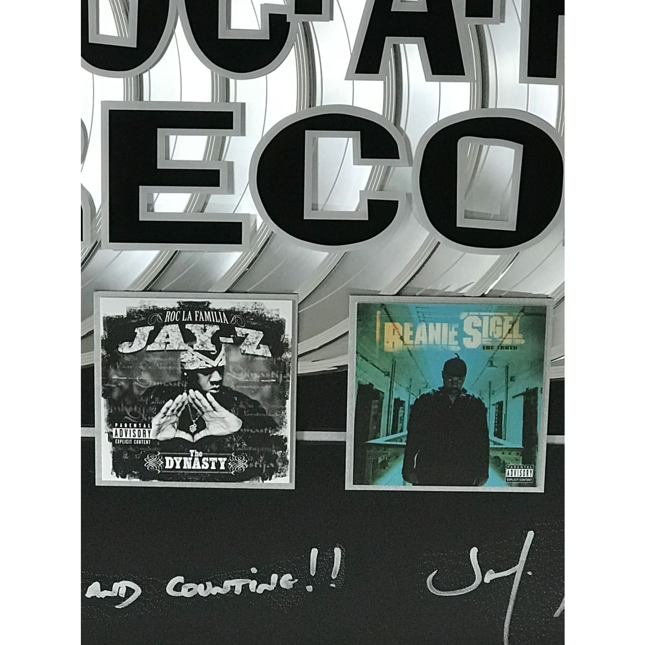 Jay Z Roc A Fella Records RIAA 16x Multi Platinum Combo Album Award - Limited Edition Collectible Music Memorabilia for Fans & Display in Home, Office or Studio