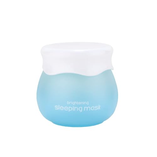 ELIIOUS Brightening Sleeping Mask - 50Gm | Overnight Hydrating & Glow Boosting Face Mask for Dry Skin | Perfect for Nighttime Skincare Routine & Travel