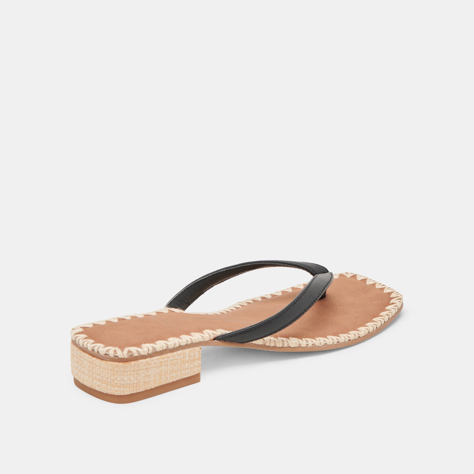 Barty Black Leather Sandals for Women - Comfortable & Stylish Casual Footwear for Summer, Beach, and Outdoor Walking