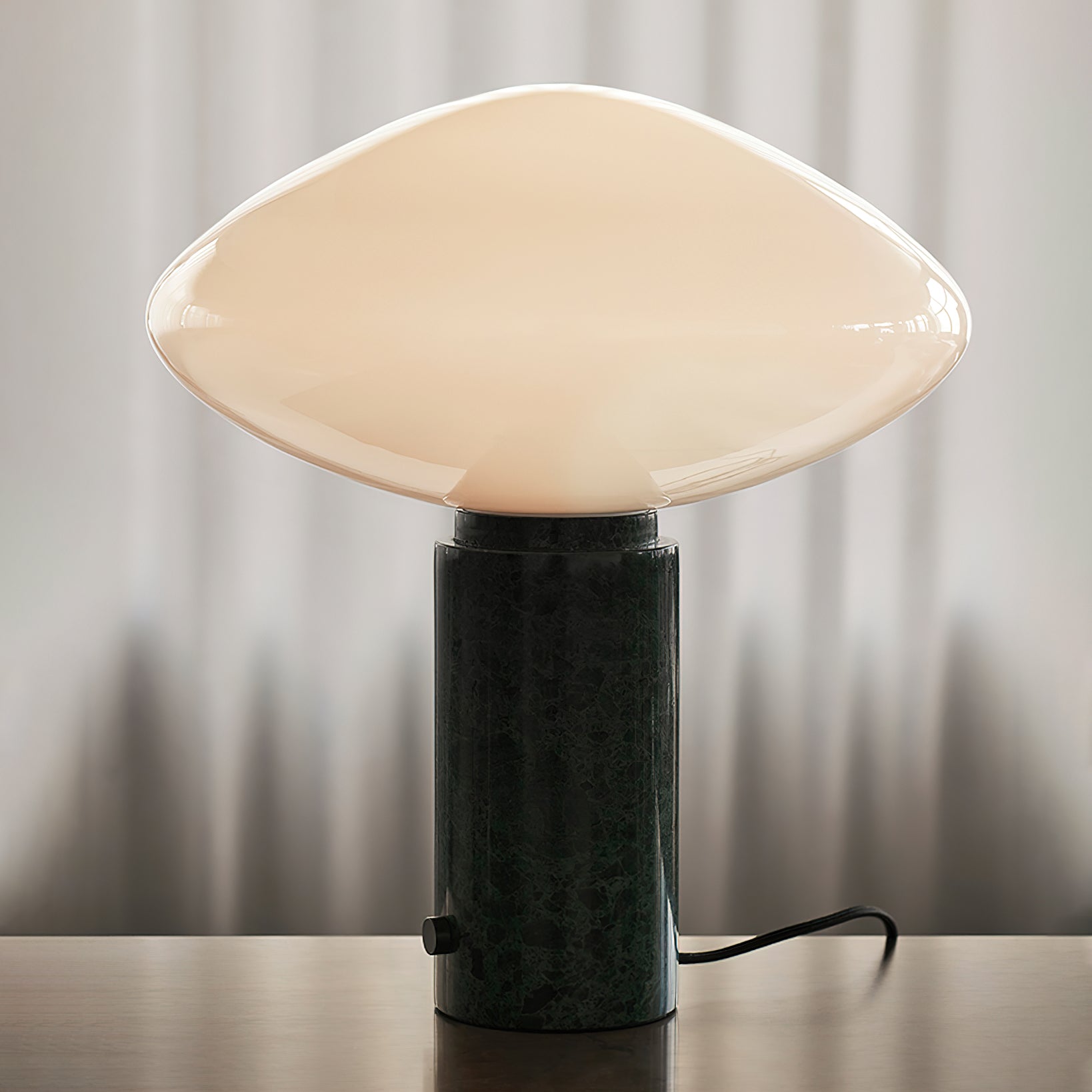 Elegant Mist Table Lamp - Modern LED Night Light for Bedroom, Living Room, and Office - Perfect for Relaxation, Reading, and Decor