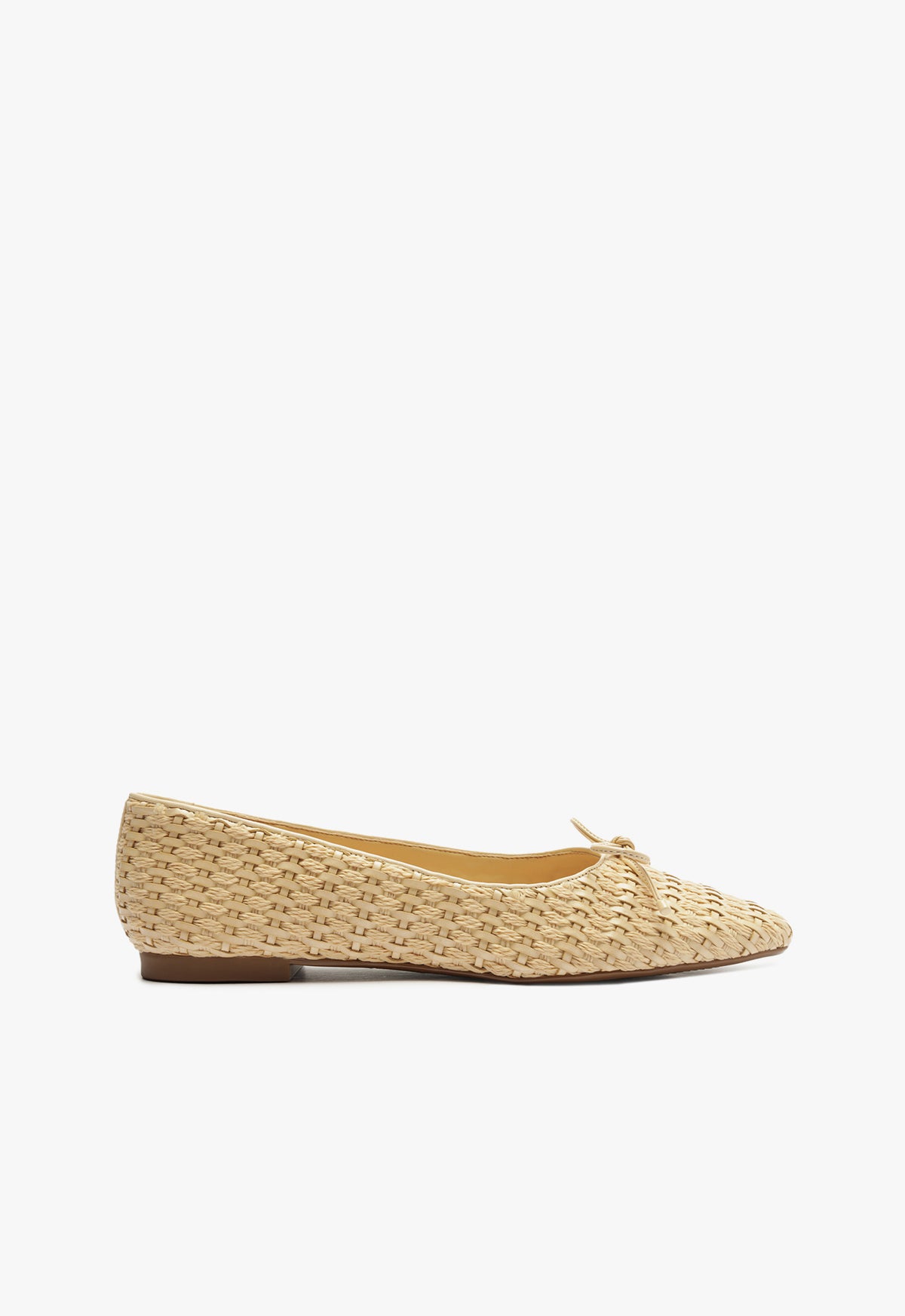 Arissa Women's Straw Ballet Flats - Comfortable Breathable Summer Casual Shoes for Walking, Beach, and Outdoor Activities