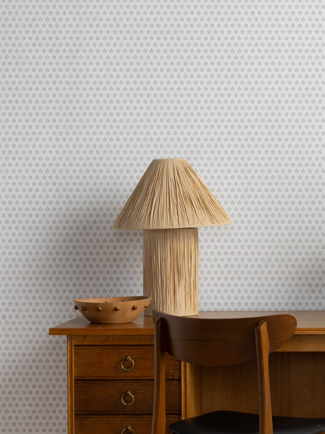Sugar Paper Stone Ensley Petite White Ground Wallpaper - Elegant Floral Peel and Stick Wallpaper for Bedroom, Living Room & Nursery Decor