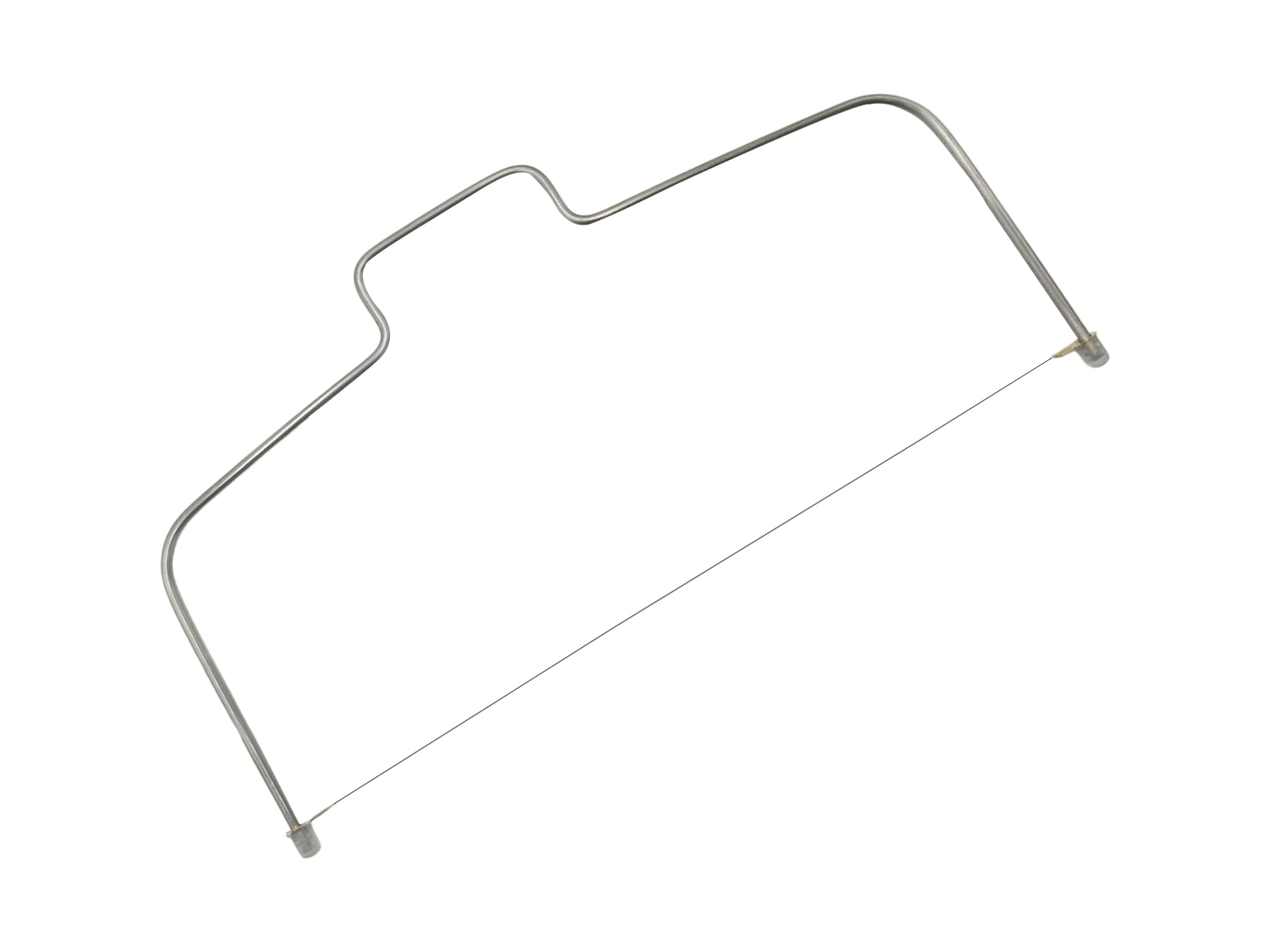 Professional Stainless Steel Cake Slicer & Wire Cutter - Heavy Duty Cake Knife for Soft & Hard Cakes - Extra Wire Included - Perfect for Birthday, Wedding, and Bakery Cake Cutting