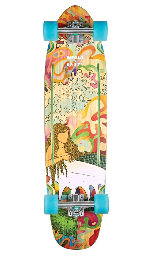 Impala Sirena Easty Beasty 36 Inch Longboard Skateboard - Perfect for Cruising, Commuting & Downhill Riding