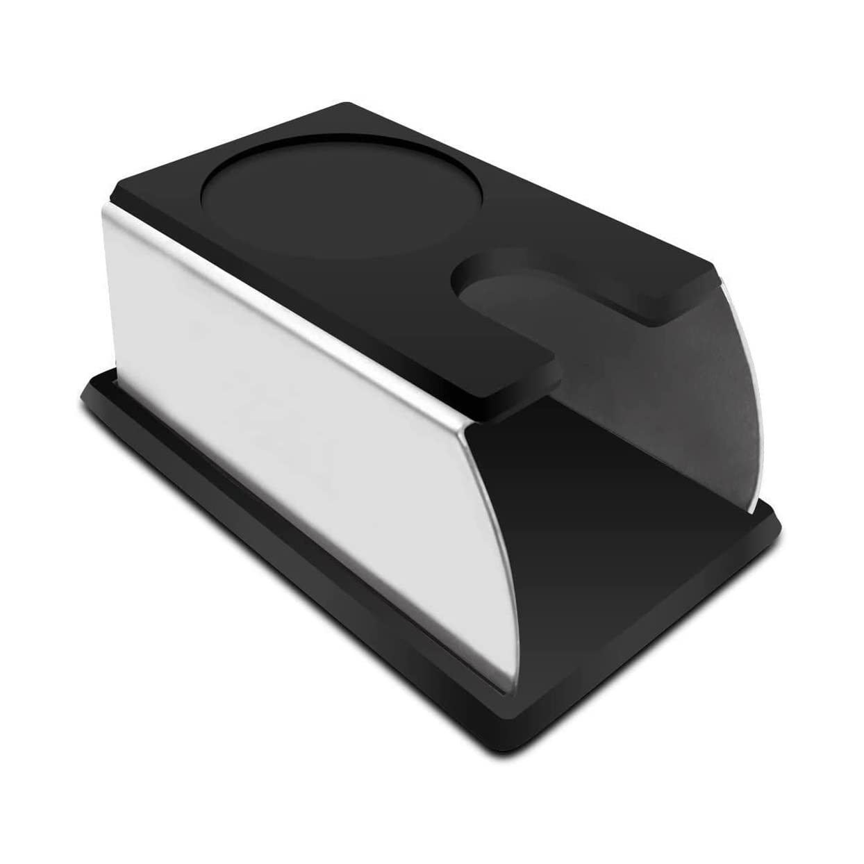 Premium Stainless Steel Coffee Tamper Stand - Heavy Duty Espresso Tamping Base for Coffee Machines & Tamper Storage | Perfect for Home Baristas & Coffee Shops