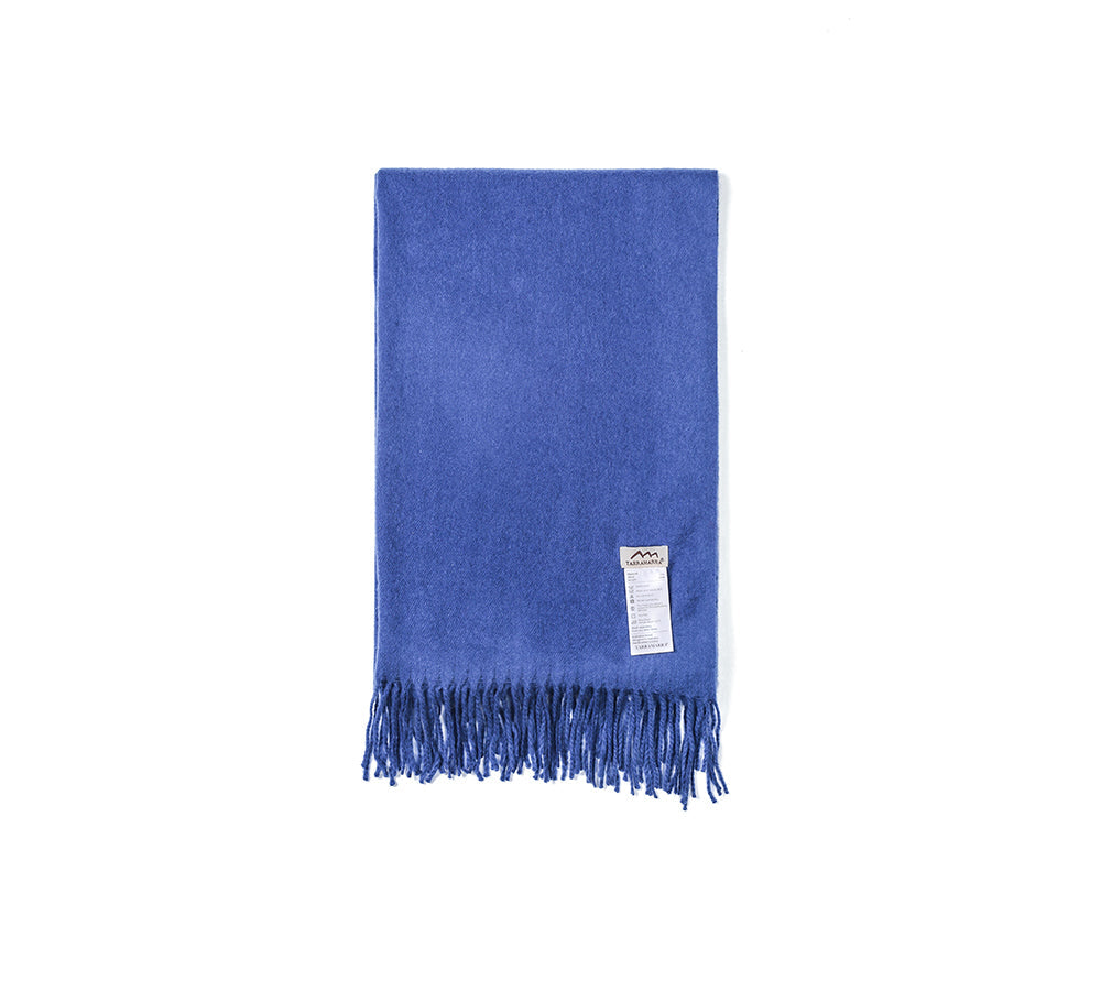 TARRAMARRA® Soft Wool Blend Nonnie Plain Scarf - Warm Winter Fashion Accessory for Women & Men | Perfect for Cold Weather, Office & Outdoor Activities