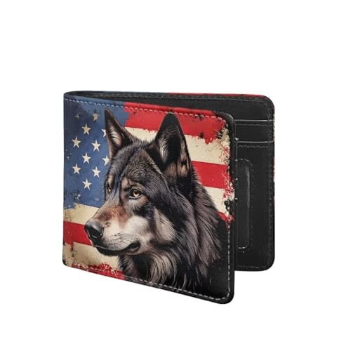USA Flag Wolf
