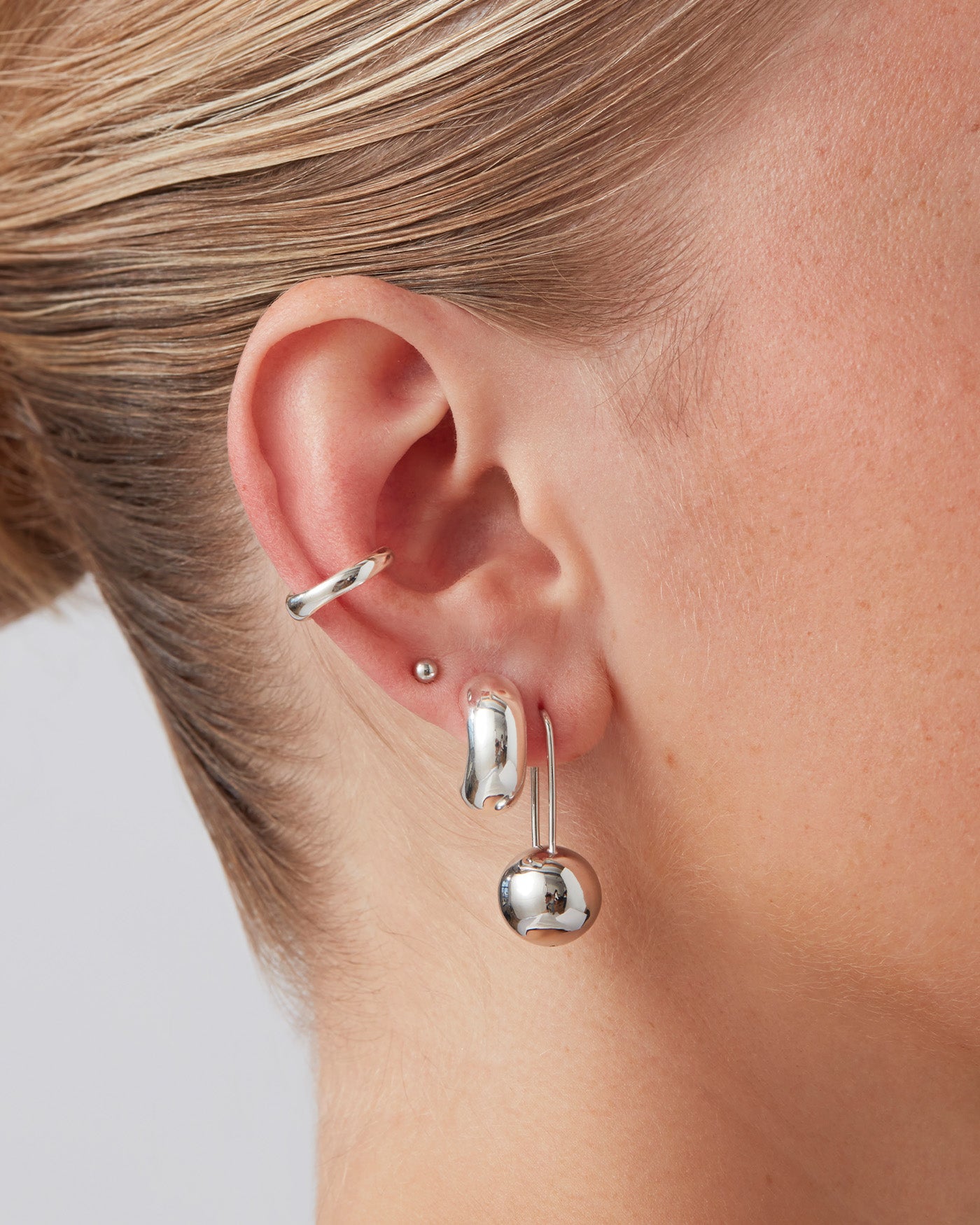 Tiny Micro Stud Earrings for Women - Minimalist Small Hoop Earrings for Daily Wear - Perfect for Work, Parties & Gifting