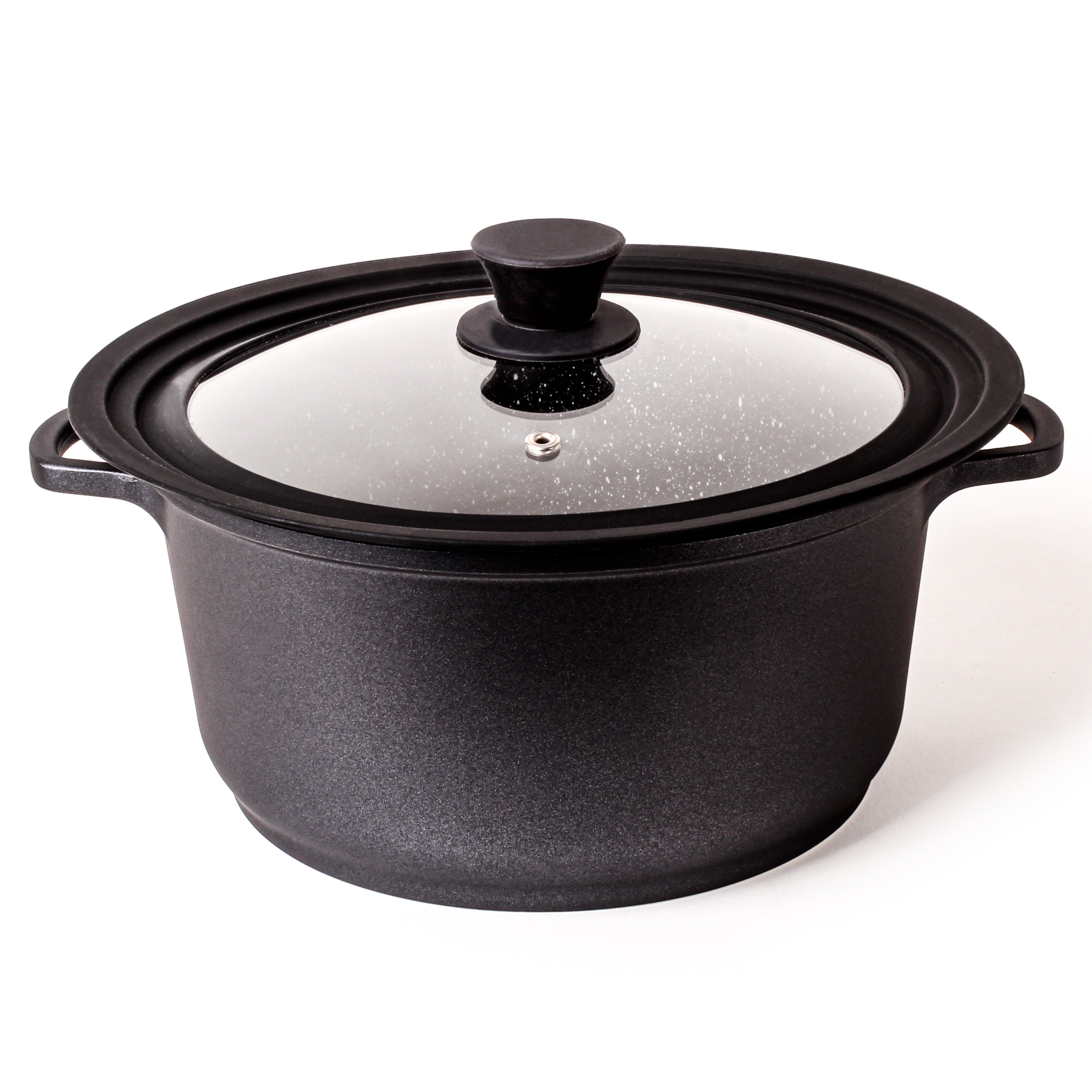 BergHOFF EuroCAST 7-Piece Nonstick Cookware Set - Premium Ceramic Coated Pots and Pans for Professional Cooking | Perfect for Gas, Electric & Induction Stovetops | Ideal for Home Chefs & Restaurant Use