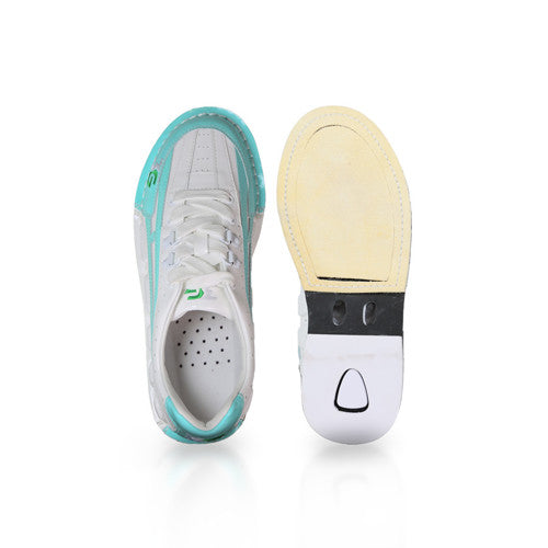 3G Women's Tour Ultra/C White & Mint Right Hand Bowling Shoes - Perfect for League Play & Professional Tournaments