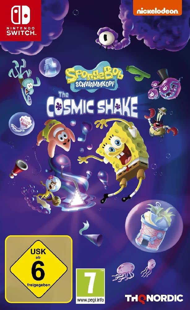 SpongeBob SquarePants Cosmic Shake Game for Nintendo Switch - Fun Adventure Game for Kids & Adults - Perfect for Family Game Night & Travel Entertainment