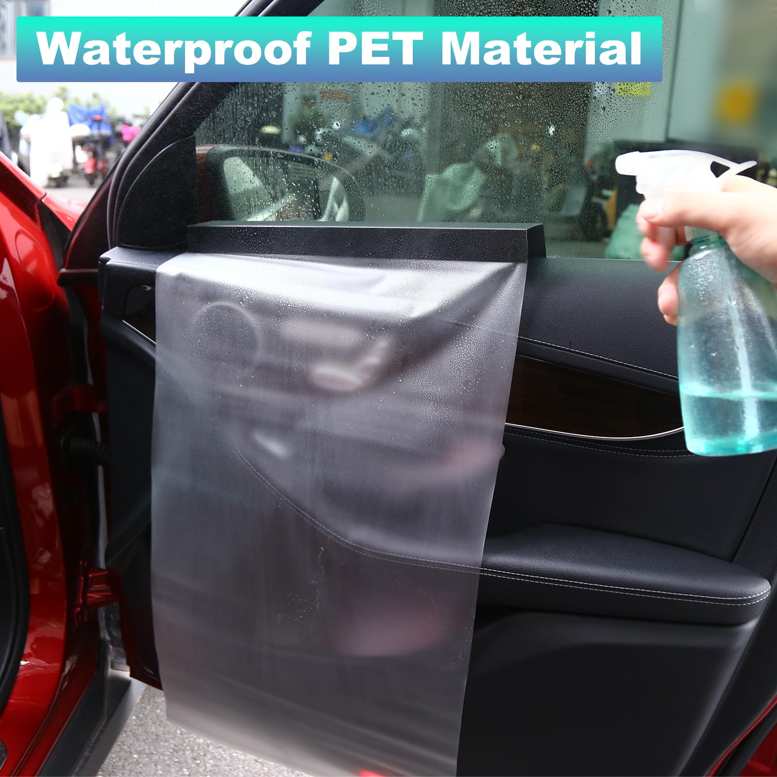 2 Pack Car Window Tint Tool Kit - Waterproof Door Panel Protector for Professional Window Film Installation | Perfect for DIY Auto Tinting & Vehicle Protection
