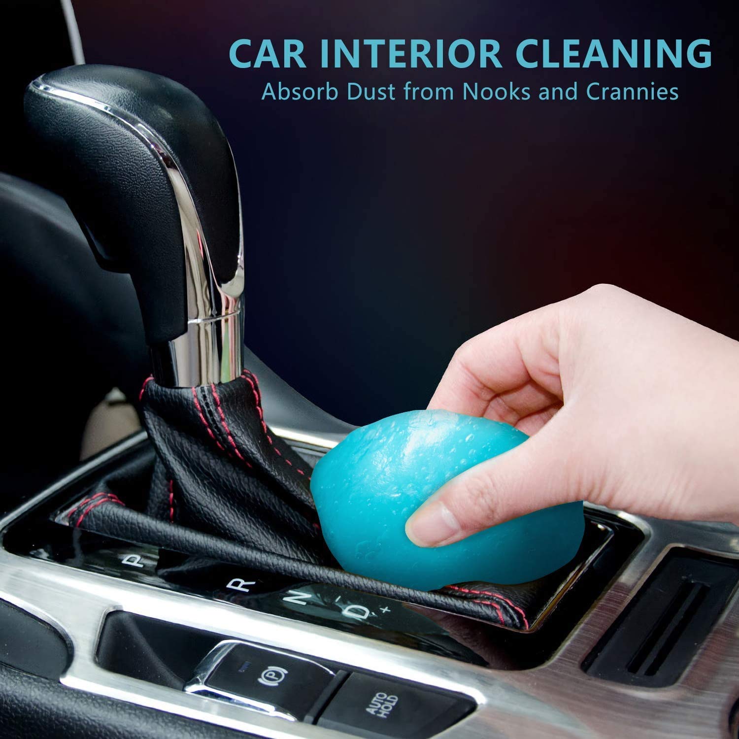 Premium Car Cleaning Gel Putty - Auto Detailing Tools for Car Vents, Keyboard & Interior Dust Removal - Reusable Slime Mud for Deep Cleaning Cars, Electronics & Hard-to-Reach Areas (1 Pack) - Perfect for Car Detailing, Home & Office Cleaning