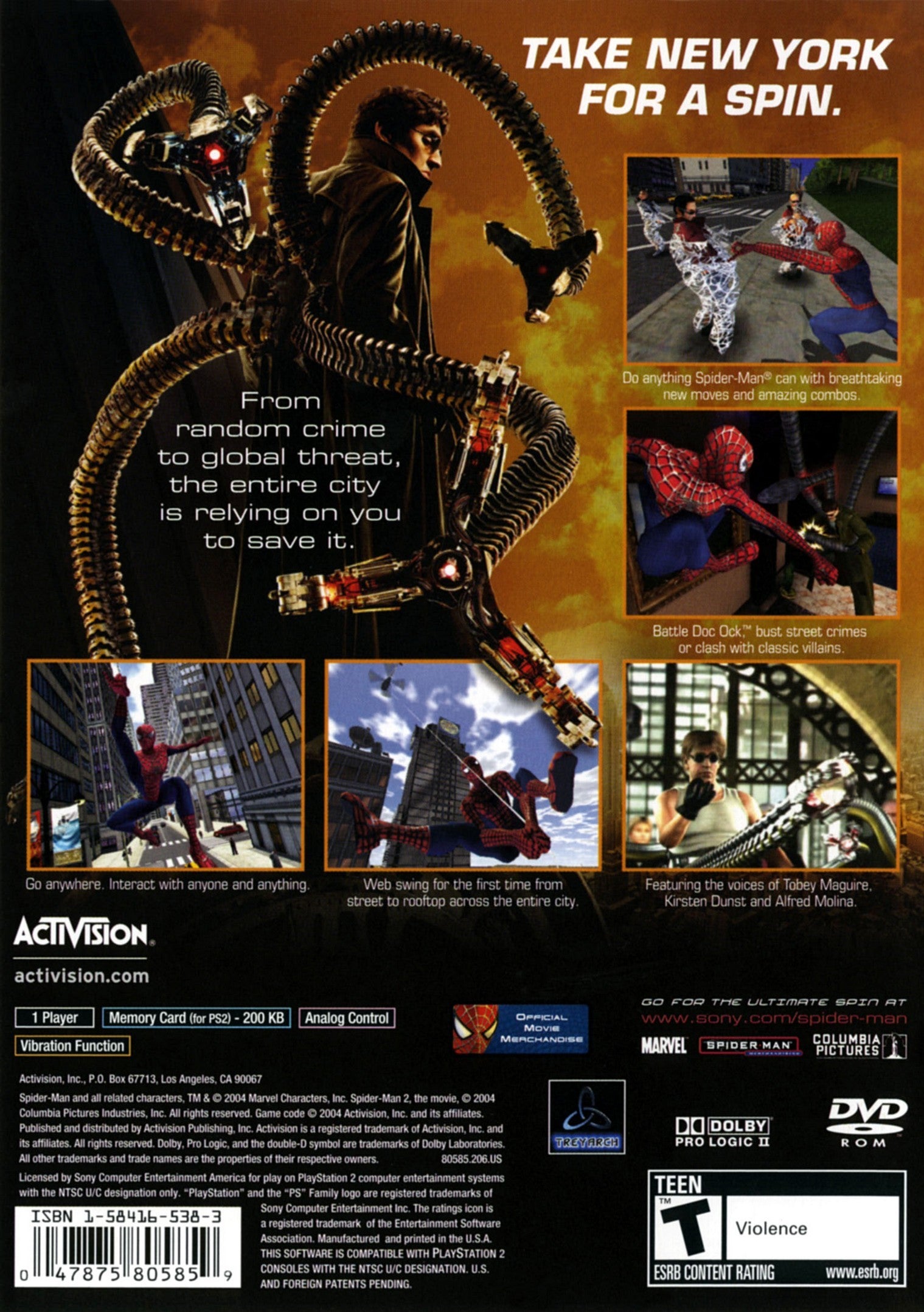 Used Spider-Man 2 PS2 Video Game - Classic Action Adventure for PlayStation 2 | Perfect for Retro Gaming Collectors & Marvel Fans