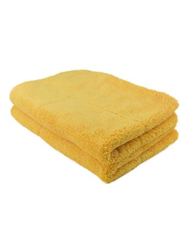 Gloss It Ultimate Plush Microfiber Drying Towel (6 Pack) - Super Absorbent Car Detailing Towels for Cars, Trucks & Motorcycles - Streak-Free Shine for Auto Care & Vehicle Washing