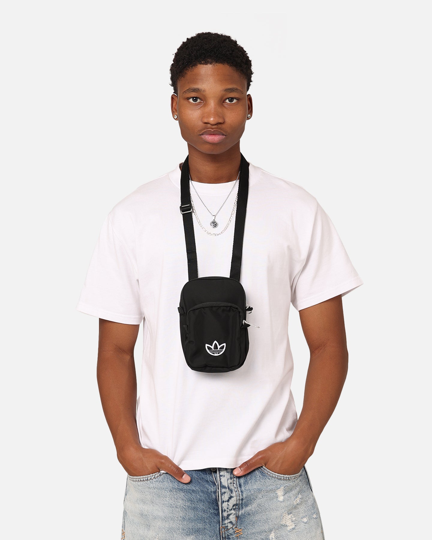 Adidas Premium Essentials Festival Bag - Black | Lightweight Durable Backpack for Travel, Concerts & Outdoor Events