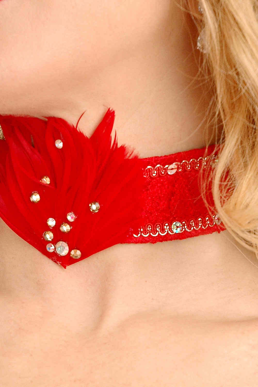 Macaw Choker Necklace - Exotic Parrot Jewelry for Women | Boho Chic Accessory for Parties, Festivals & Casual Wear