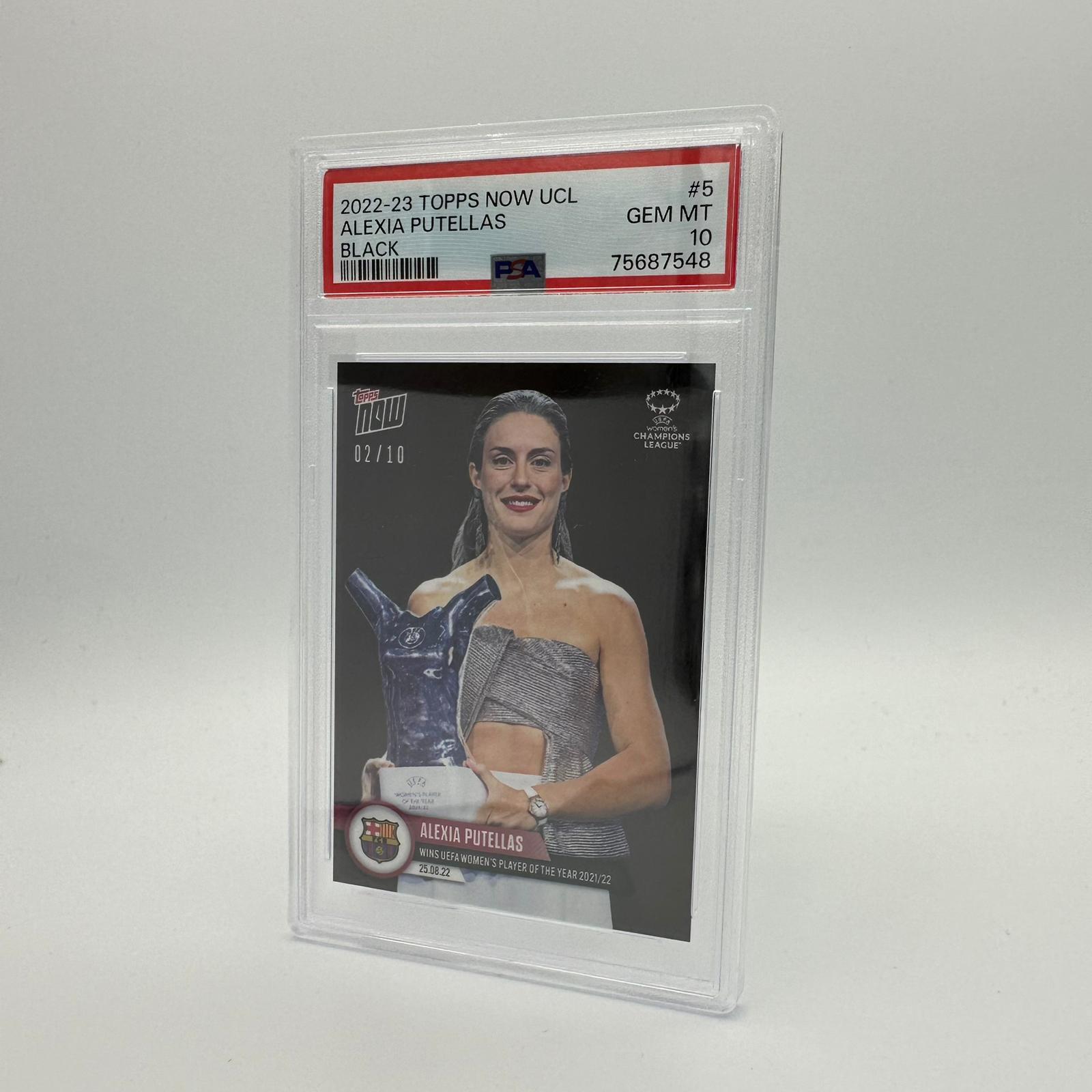 PSA 10 Alexia Putellas 2020/21 Player of The Year #5 Black Soccer Card - Perfect for Collectors, Investors & FC Barcelona Fans