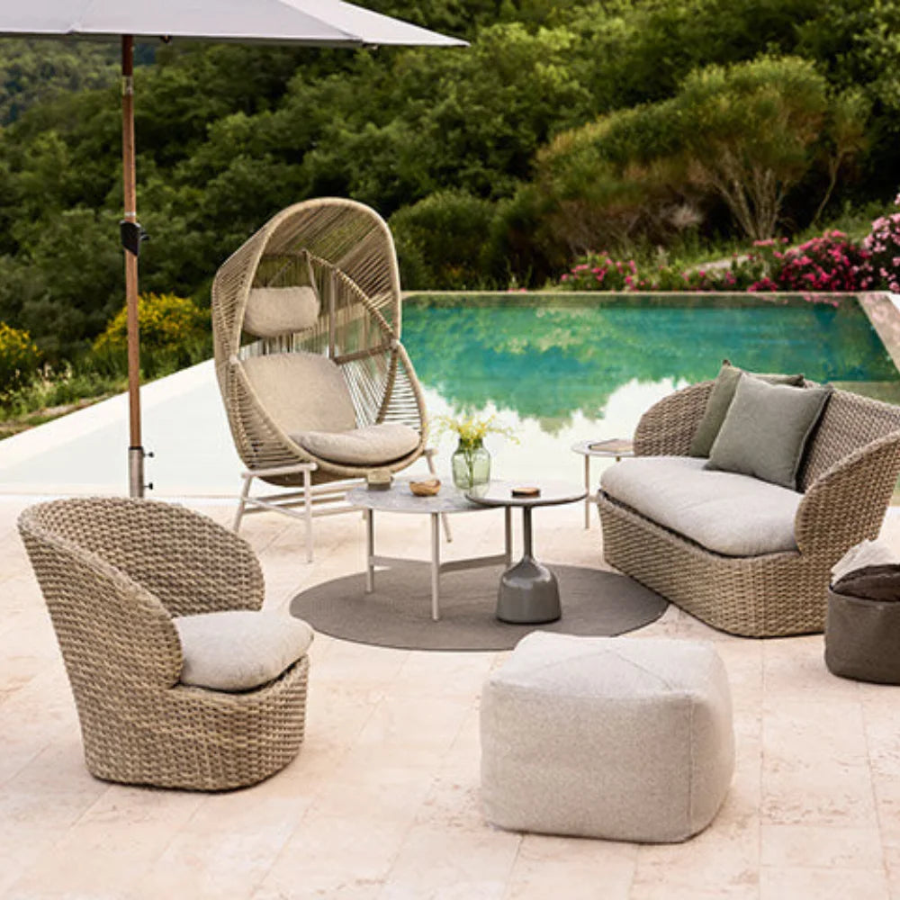 Premium Coast Outdoor Swivel Lounge Chair - Heavy Duty Patio Furniture for Poolside, Beach, Garden & Backyard Relaxation