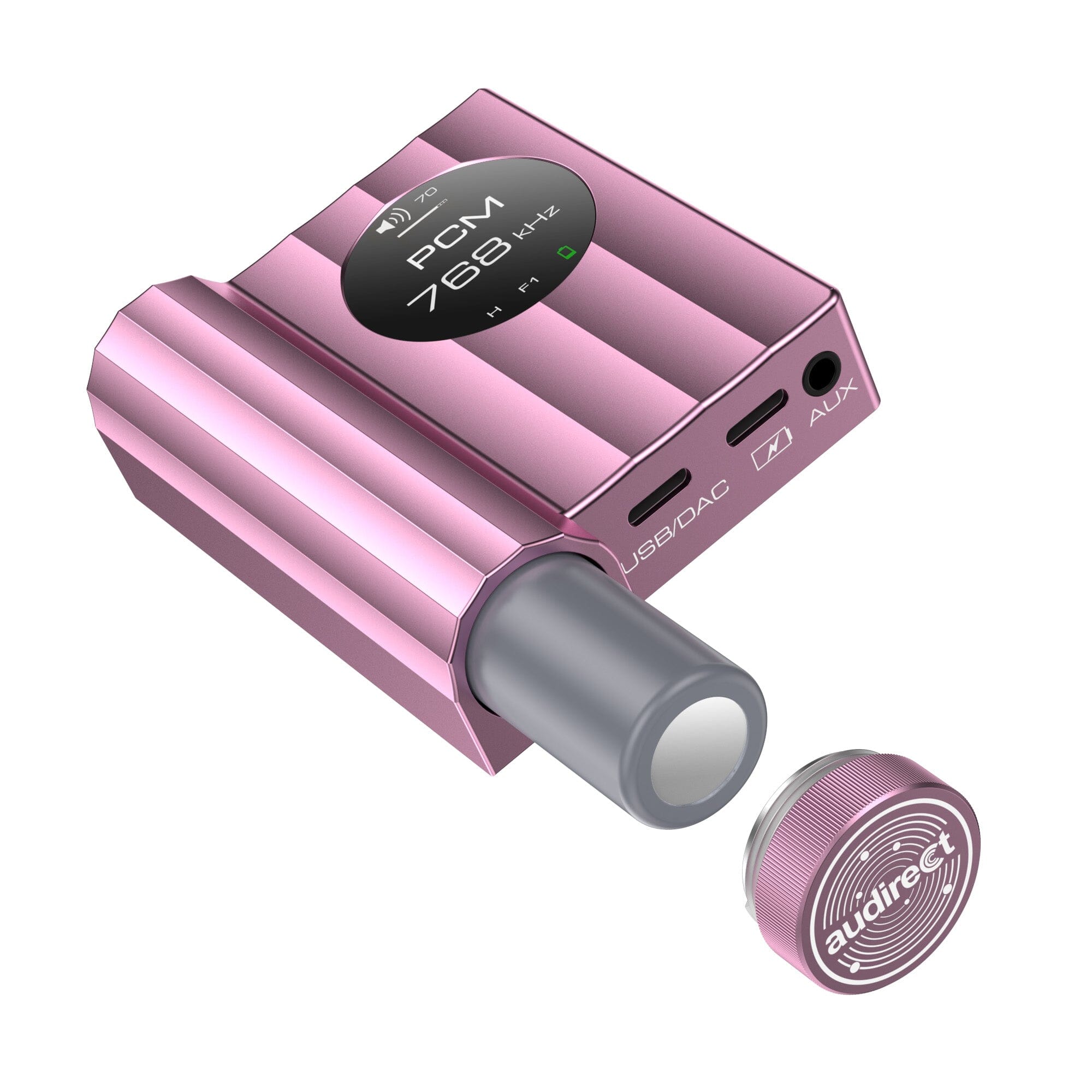 AUDIRECT Team 1 MegaSafe Version ES9281AC PRO Magnetic Portable DAC/AMP - High Resolution Audio Amplifier for iPhone, Android & Laptop - Perfect for Music Lovers, Gaming & Studio Recording
