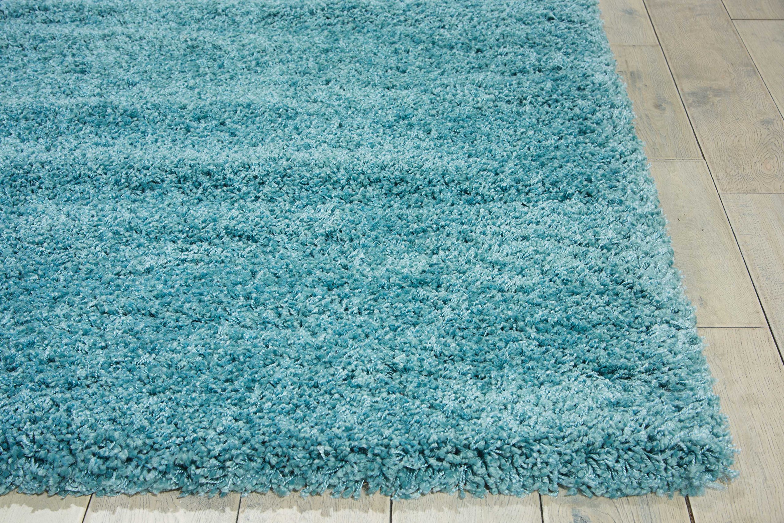 Nourison Amore Shag Aqua 3'11