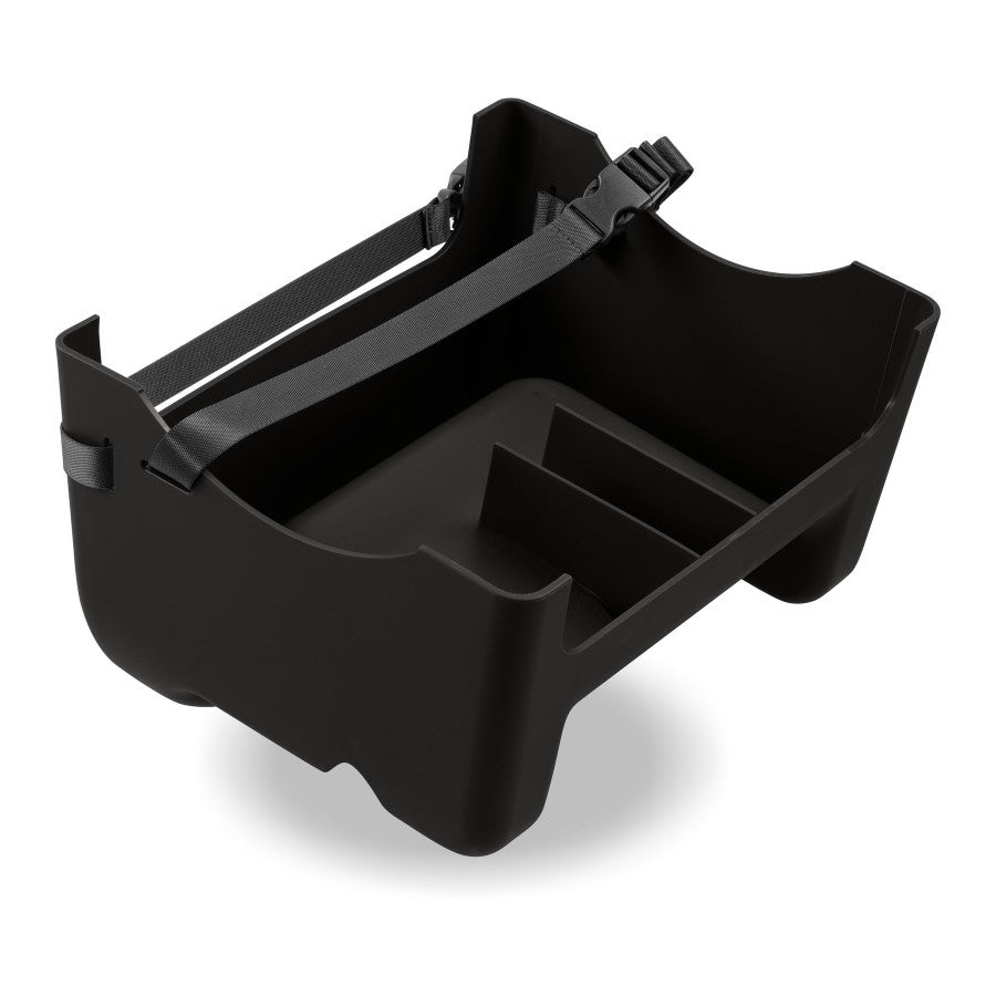 Carlisle 911403 Stackable Booster Seat - Black | Heavy-Duty Restaurant & Home Kitchen Step Stool | Perfect for Reaching High Shelves & Storage Areas