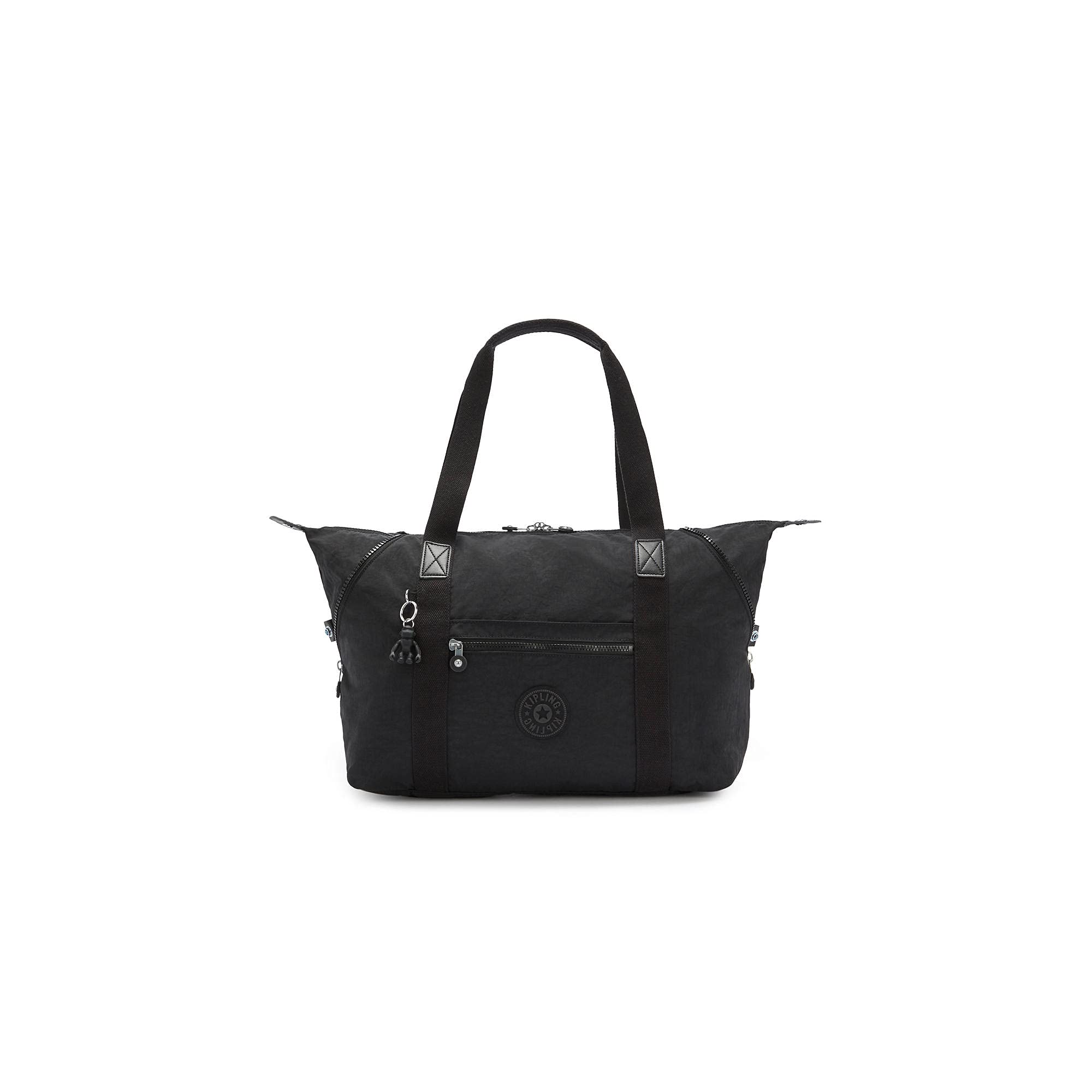 Kipling Women's Art Medium Tote Bag - Lightweight Large Weekender Travel Handbag for Work, Gym & Vacation | Durable Nylon with Signature Monkey Keychain
