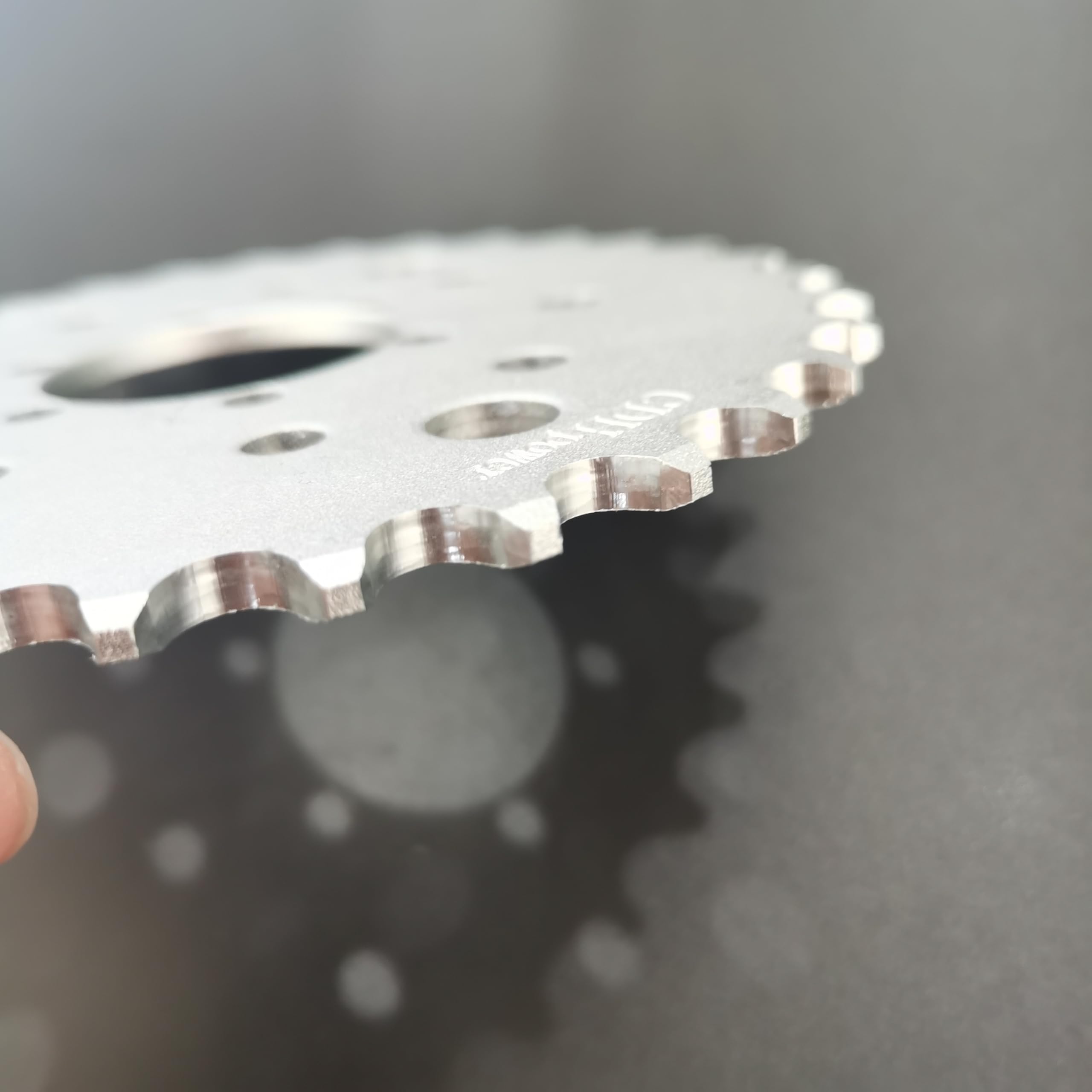 40T High Performance Motorized Bicycle Sprocket - Compatible with 2-Stroke & 4-Stroke Gas Engines - Durable 40 Teeth Steel Sprocket for DIY Bike Motor Kits - Perfect for Commuting, Off-Road & Urban Riding