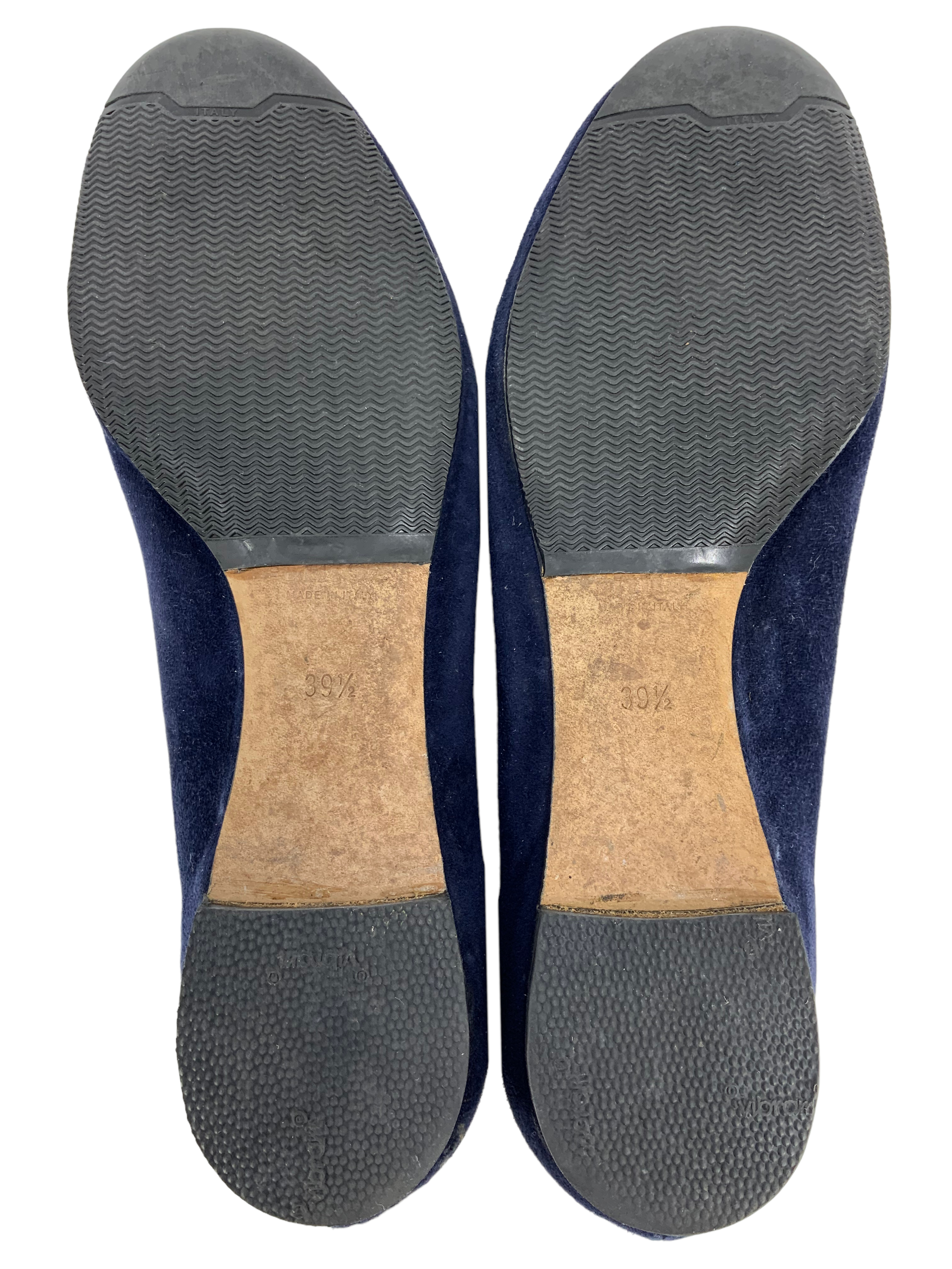 Chloe Lauren Scalloped Suede Ballet Flats for Women - Size 9.5 US | Comfortable & Stylish Shoes for Work, Date Night & Casual Outfits