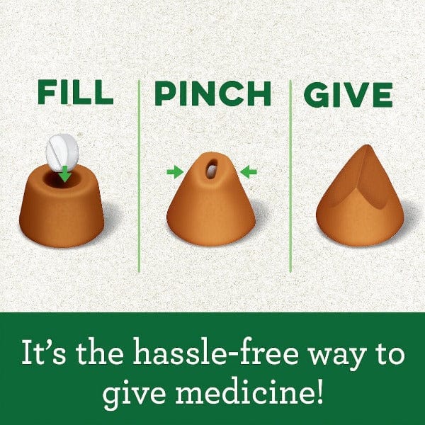 Greenies Pill Pockets for Dogs - Chicken Flavor Soft Chew Treats to Hide Medicine | Perfect for Picky Eaters & Daily Medication Routine