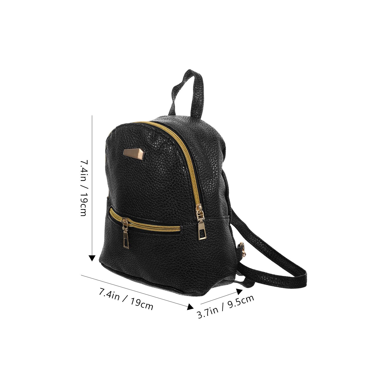 VALICLUD Women's Fashion Backpack - Stylish Mini Travel Handbag & School Daypack for Girls & Teens, Lightweight Durable Water-Resistant (Black) - Perfect for College, Work, Travel & Daily Commute
