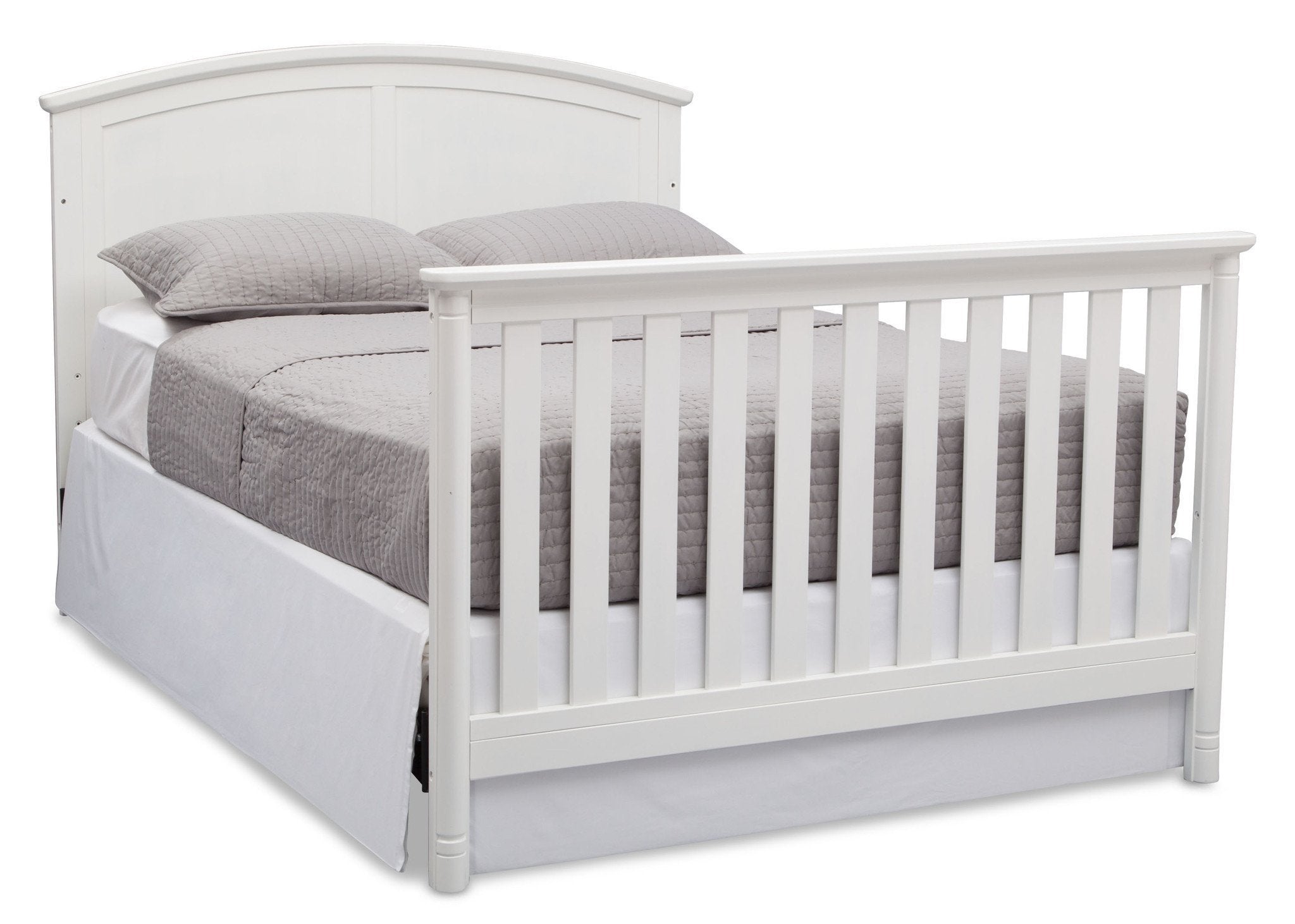 Somerset 4-in-1 Convertible Baby Crib with Toddler Bed, Daybed & Full-Size Frame - Perfect for Nursery, Bedroom & Growing Kids