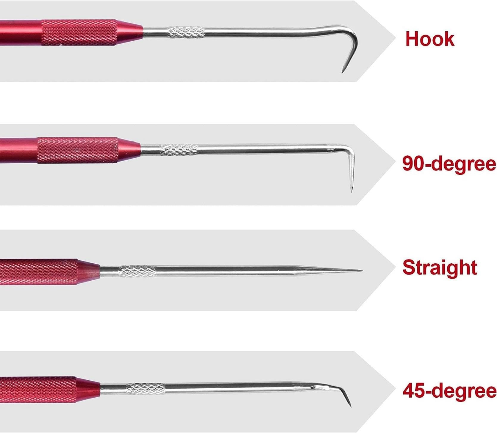 Precision Pick Hook Tool Set - 12-Piece Automotive Repair Kit for Mechanics, DIY & Maintenance | Perfect for Engine Work, Wiring, Gaskets & Small Parts Retrieval