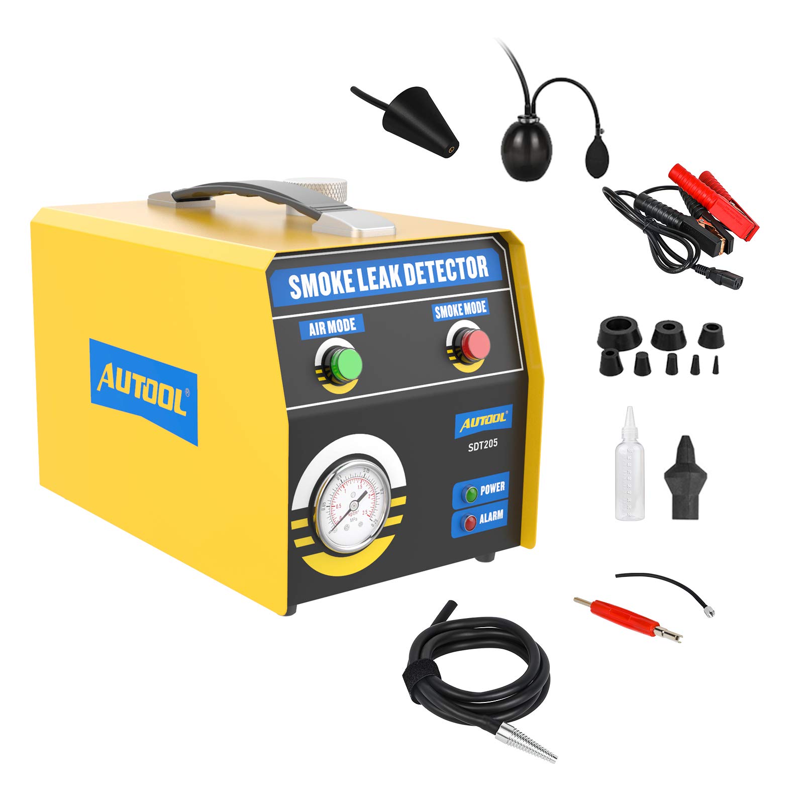 Automotive Smoke Leak Detector - 2 Mode Fuel System Diagnostic Tester for EVAP & Pipe Leak Detection | 12V Vehicle Compatible | Perfect for Mechanics & DIY Car Repairs