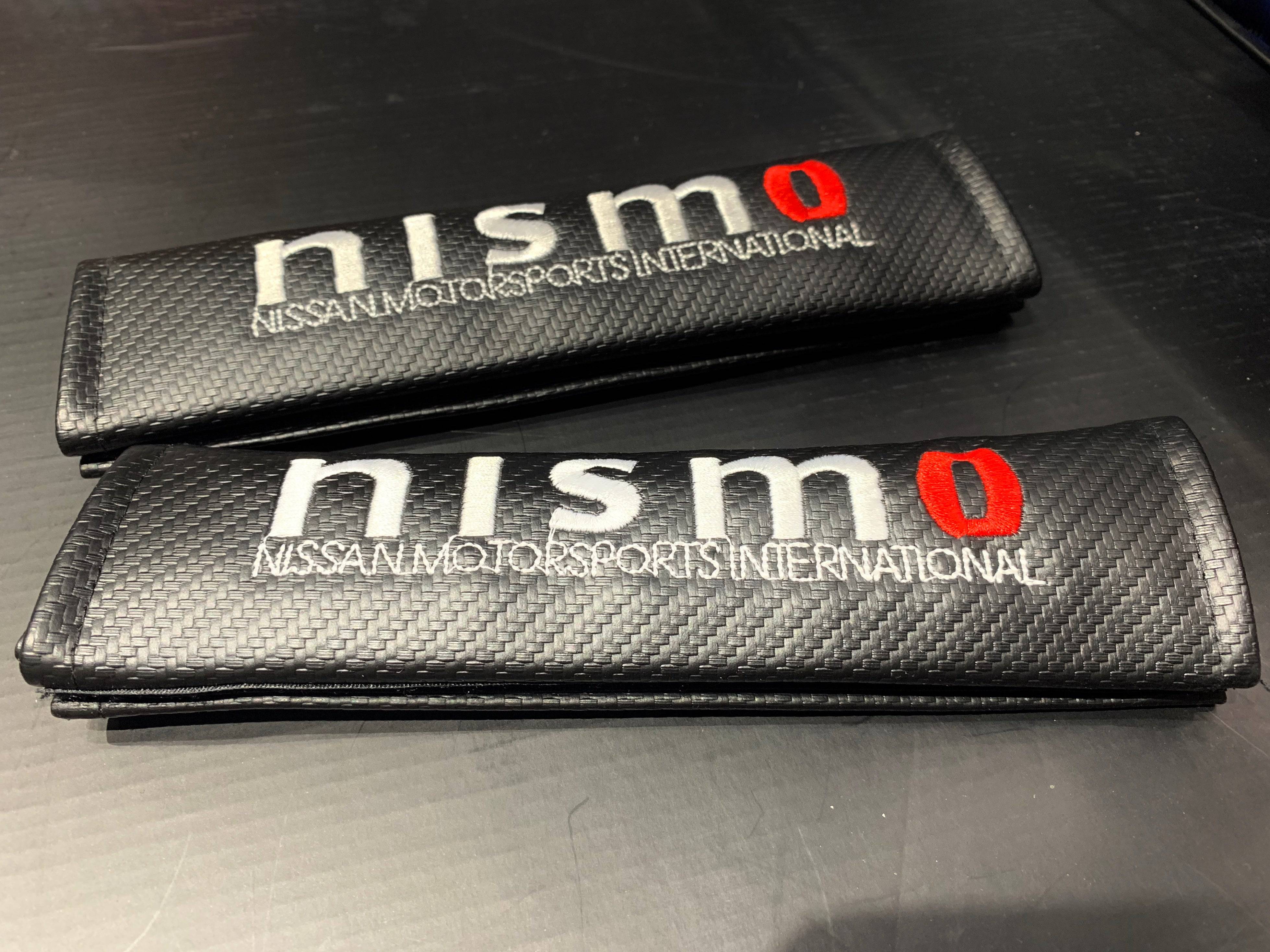 Nissan Nismo Seat Belt Pad Cover Protector - Comfortable Shoulder Pad for Car Seat Belts - Perfect for Long Drives and Road Trips