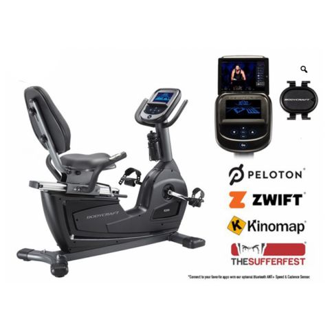 Bodycraft R200 Recumbent Exercise Bike for Home Gym - Low Impact Cardio Workout Machine for Seniors & Physical Therapy - Perfect for Small Spaces & Indoor Cycling Training