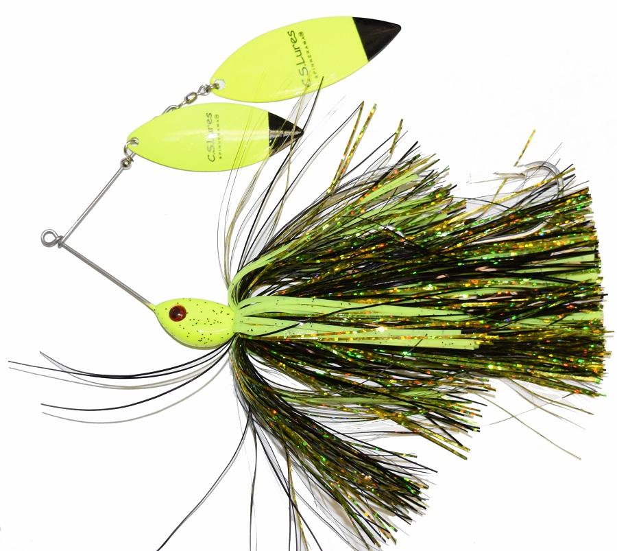 C.S. Lures Willow Spinnerbait - Premium Fishing Lure for Bass, Pike & Walleye | Perfect for Freshwater & Saltwater Fishing | Great for Casting, Trolling & Jigging