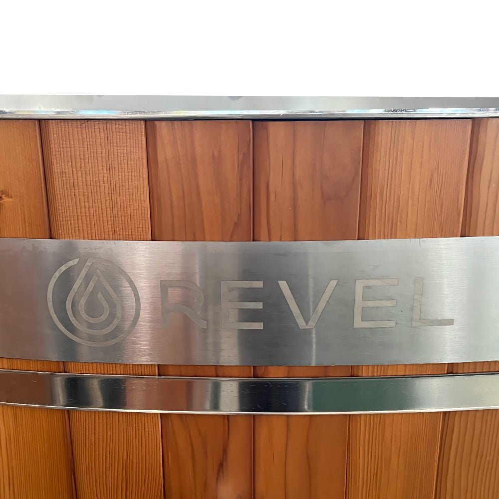Revel Recovery Glacier Duo Premium Nordic Ice Bath Tub - Cold Plunge Therapy for Athletes, Post-Workout Recovery & Muscle Relaxation