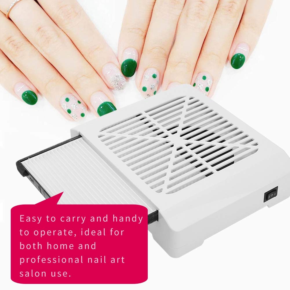 36W Professional Nail Dust Collector - Salon Vacuum Cleaner for Gel Manicure & Pedicure | Portable Nail Art Dust Suction Machine | Perfect for Nail Salons & Home Use (#1)