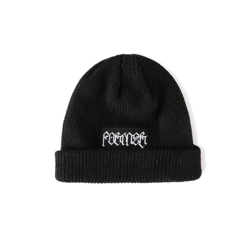 Former Combat Star Beanie - Black Winter Hat for Men & Women | Warm Knit Skull Cap for Outdoor Activities, Hiking, and Casual Wear